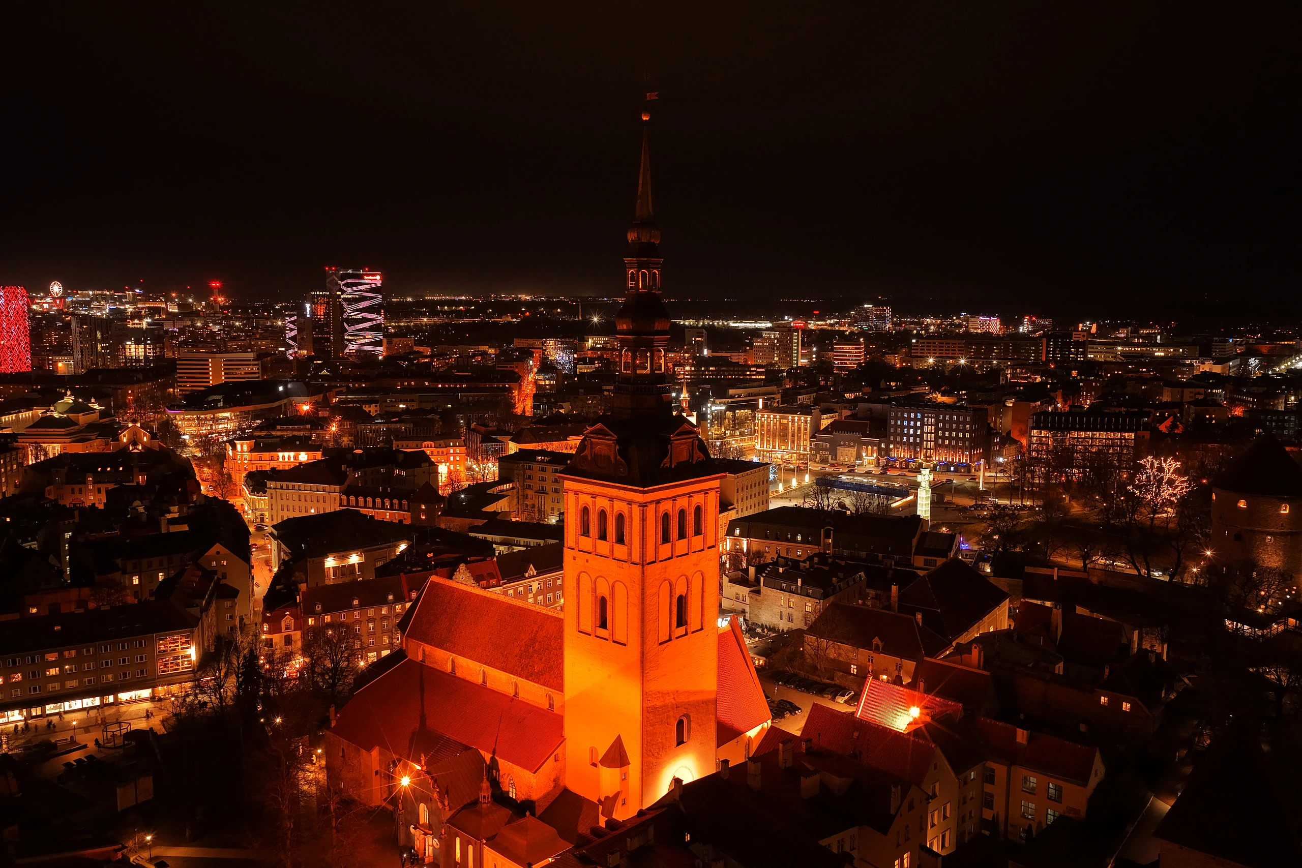 Night over the Old Town