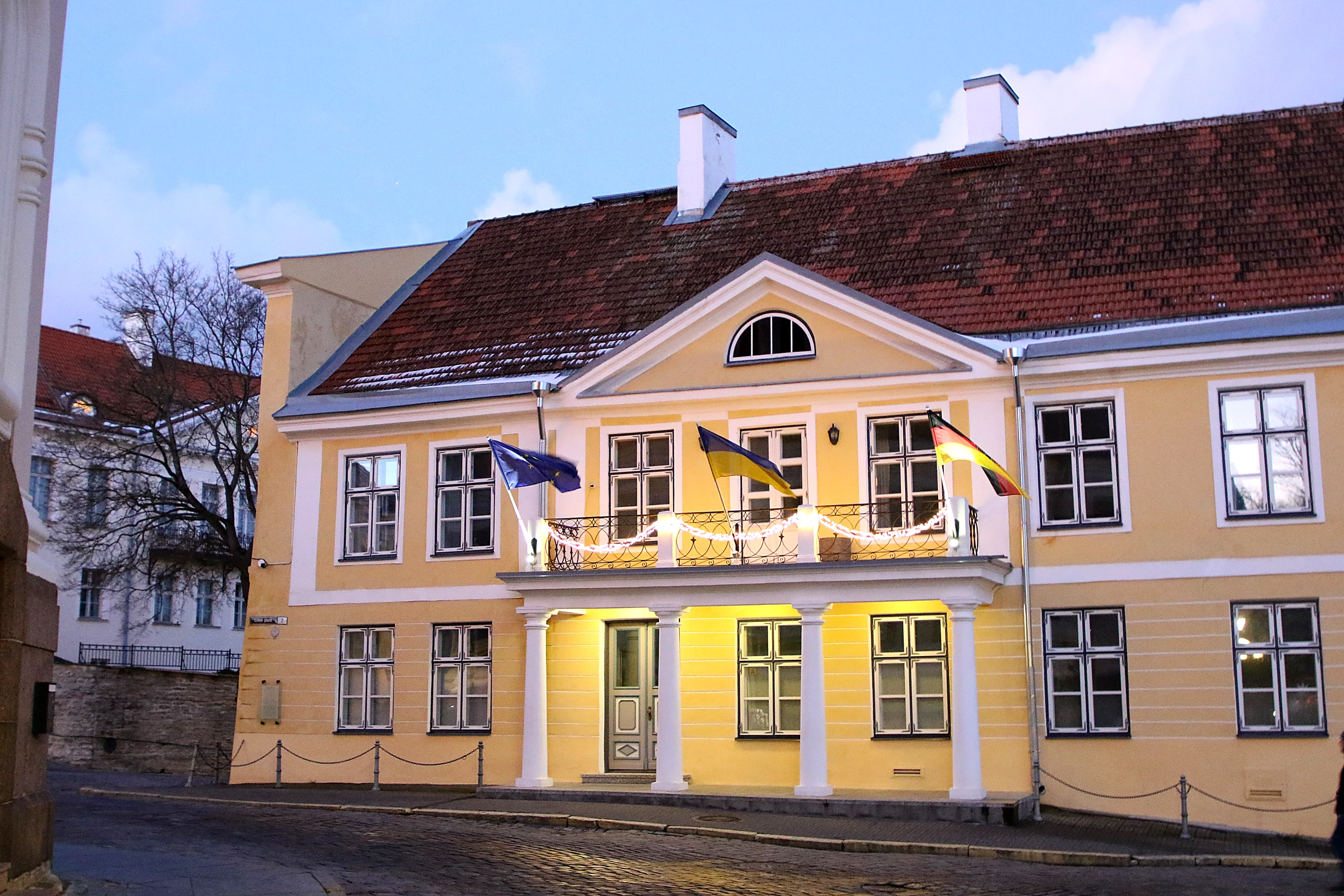Floodlit Facade