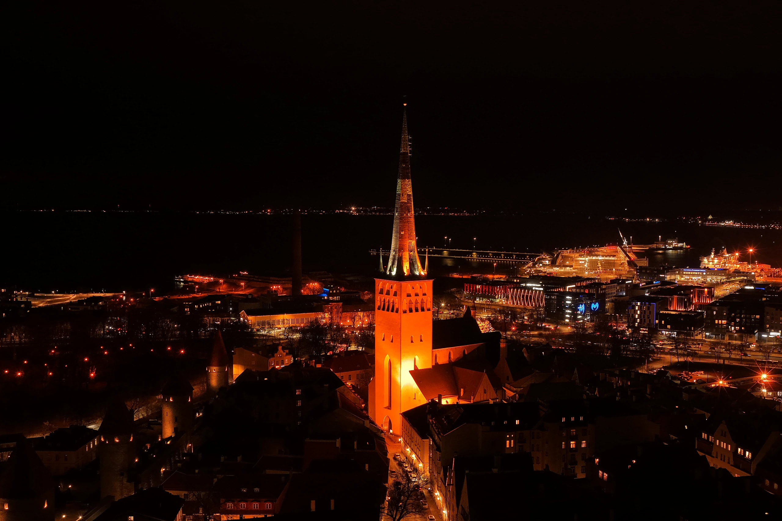 The Old Town from the Baltic shore