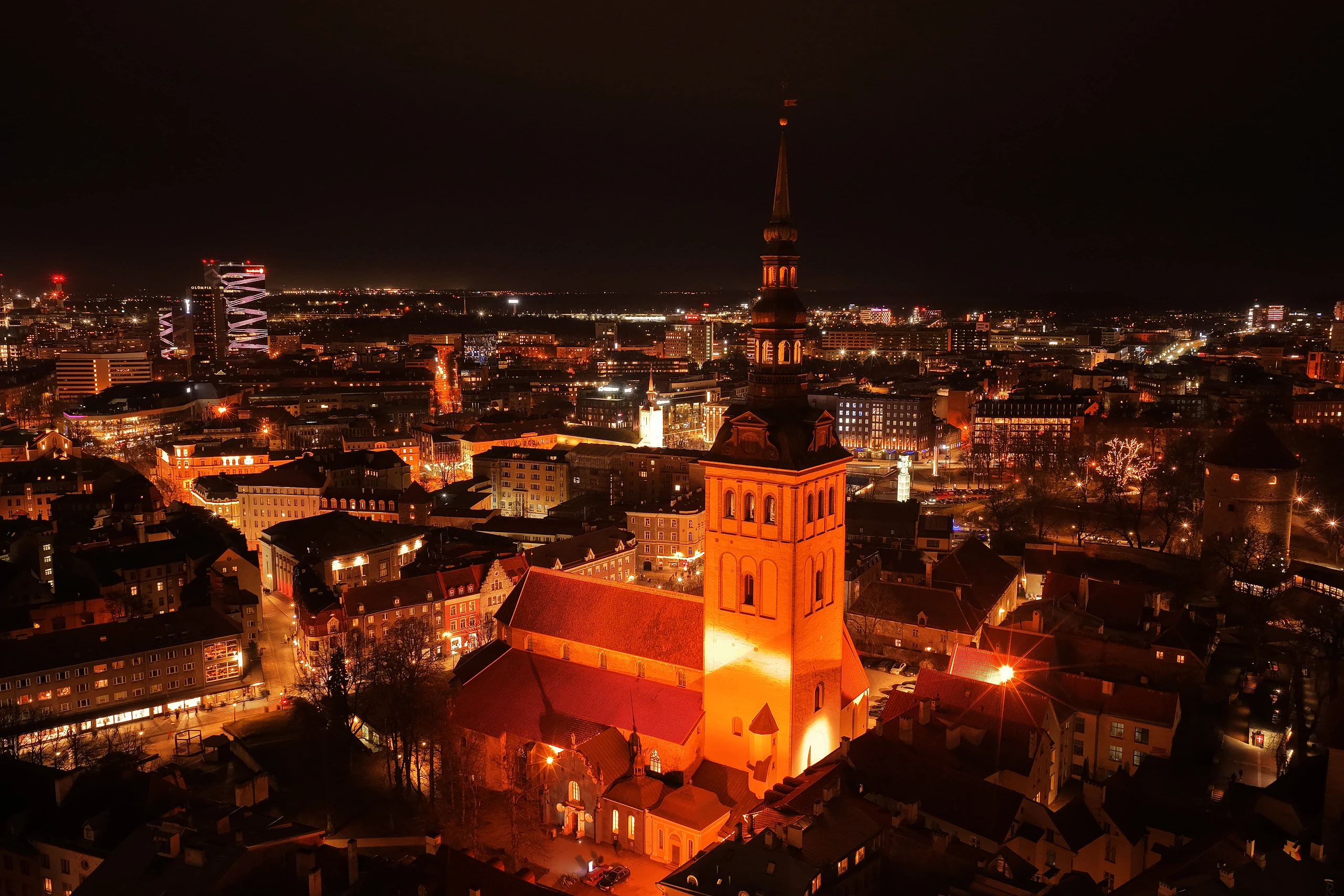 St Olav's Church over the Old Town