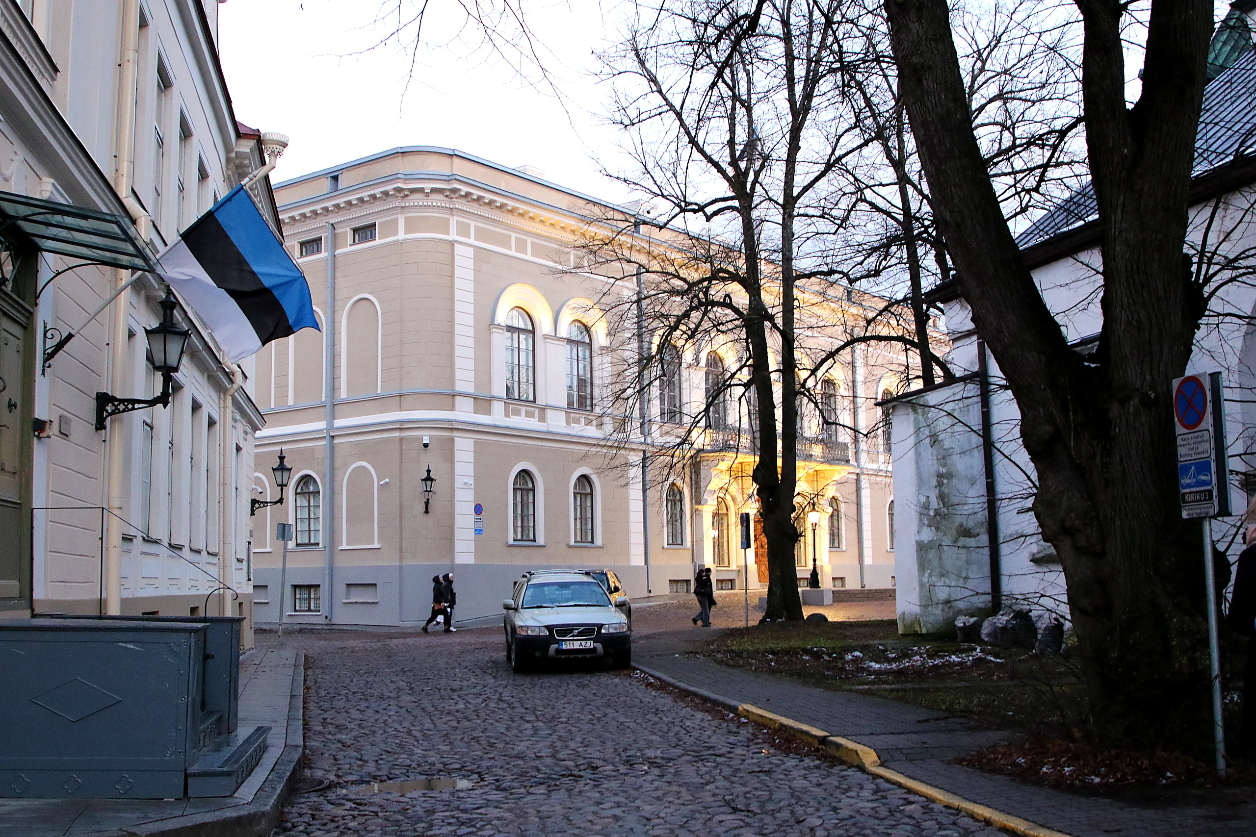 Toompea hill at dusk